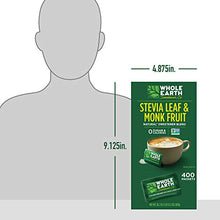 Load image into Gallery viewer, WHOLE EARTH Stevia & Monk Fruit Plant-based Sweetener, 400 Packets
