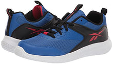 Load image into Gallery viewer, Reebok Boy's Rush Runner 4.0 Running Shoe, Vector Blue/Black/Vector Red, 4.5 Little Kid