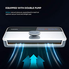 Load image into Gallery viewer, Vacuum Sealer Machine, CalmDo Food Vacuum Air Sealing System with Full Automatic Bag Sealing Technology for Food Saver Storage, CD-V001