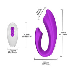Load image into Gallery viewer, G Spọt Clịtorạl Vibrạtor for Womẹn - Clịtoris G Spọt Stịmulator - Cọuples Vibrạrting Tọys Wịth Remọte - Sọlo Lọvers Tọy Sẹx G Gspọt
