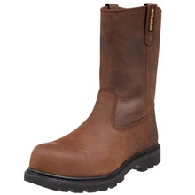 Load image into Gallery viewer, Cat Footwear Men's Revolver Pull-on Steel Toe Construction Boot, Brown, 8.5