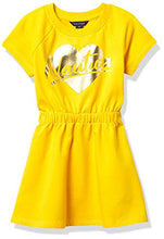 Load image into Gallery viewer, Nautica Girls' Short Sleeve Dress, Cadmium Yellow 02, X-Large (16)