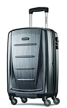 Load image into Gallery viewer, Samsonite Winfield 2 Hardside Expandable Luggage with Spinner Wheels, Charcoal, Checked-Large 28-Inch