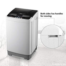 Load image into Gallery viewer, WANAI Full-Automatic Washing Machine, 1.32cu.ft/12lbs Portable Compact 2 in 1 Laundry Washer with Drain Pump, 10 Programs 8 Water Level Selections with LED Display, Ideal for Dorm Apartment and Camping