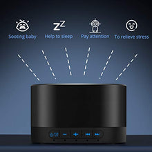 Load image into Gallery viewer, Magicteam Sound Machines White Noise Machine with 20 Non Looping Natural Soothing Sounds and Memory Function 32 Levels of Volume Powered by AC or USB and Sleep Sound Timer Therapy for Baby Kids Adults