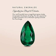 Load image into Gallery viewer, Diamondere Natural and Certified Princess Cut Emerald Wedding Band Ring in 14k White Gold | 0.60 Carat Celtic Knot Ring for Mens, US Size 11.5