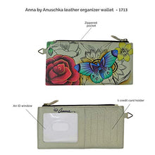 Load image into Gallery viewer, Anna by Anuschka womens Anna Anuschka, Handpainted Wallet,floral Paradise Organizer Wallet Genuine Leather, Floral Paradise, One Size US