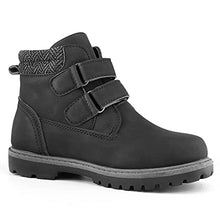 Load image into Gallery viewer, Tobfis Kids Waterproof Strap Work Boots (Toddler/Little Kid/Big Kid), Grey PU, 6 M US