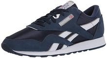 Load image into Gallery viewer, Reebok Men's Classic Nylon Sneaker, TMNAVY/TMNAVY/Platin, 10.5