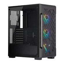 Load image into Gallery viewer, Corsair iCUE 220T RGB Airflow Tempered Glass Mid-Tower Smart Case - Black (CC-9011173-WW)