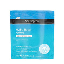 Load image into Gallery viewer, :Neutrogena Hydro Boost Moisturizing & Hydrating 100% Hydrogel Sheet Face Mask for Dry Skin with Hyaluronic Acid, Gentle & Non-Comedogenic, 12 Count,SG_B076H45H68_US