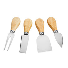 Load image into Gallery viewer, YXChome 4 Cheese Knives Set-Mini Knife, Butter Knife & Fork