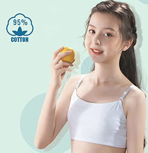 Load image into Gallery viewer, Girls Training Bra -8 Packs Crop Cami Training Bras for Girls with Adjustable Straps Size L (Fit for 12-14 Years)