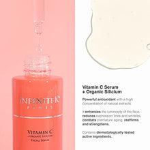 Load image into Gallery viewer, Infinitek Paris, Vitamin C Serum, Skin Care Facial Product Lotion with Green Tea and Ginseng. 1 Fl Oz