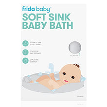 Load image into Gallery viewer, Soft Sink Baby Bath by Frida Baby Easy to Clean Baby Bathtub + Bath Cushion That Supports Baby's Head
