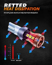 Load image into Gallery viewer, SEALIGHT 921 LED Bulbs, 912 921 LED Bulb Reverse Light T15 Backup Light LED 2600Lumens 6000K Xenon White W16W 906 904 902 Super Bright Light, Pack of 2