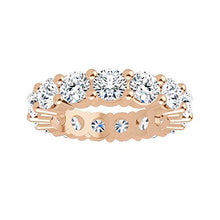 Load image into Gallery viewer, 5 Carat (ctw) Platinum Round Diamond Ladies Eternity Wedding Anniversary Stackable Ring Band Value Collection