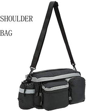 Load image into Gallery viewer, BicycleStore Trunk Bag Bike Panniers Waterproof Cycling Bag Rack 7L Rear Seat Bags Bicycle Accessories Black
