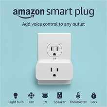 Load image into Gallery viewer, Amazon Smart Plug, for home automation, Works with Alexa- A Certified for Humans Device