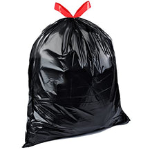 Load image into Gallery viewer, Amazon Basics Multipurpose Drawstring Trash Bags, 30 Gallon, 50 Count