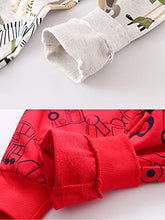 Load image into Gallery viewer, AQEACARMON Toddler Boys Jogger Athletic Pants Dinosaur Car Drawstring Elastic Sweatpants (1-Pack 2-Pack) (Red car + Gray Animal, 2-3T)
