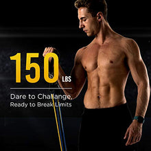 Load image into Gallery viewer, FITFORT Resistance Bands Set Exercise Bands - Workout Bands Stackable up to 150lb, Indoor/Outdoor Fitness Bands with Door Anchor & Handles for Strength, Slim, Yoga, Home Gym Equipment for Men/Women