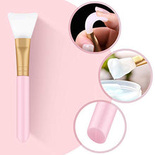 Load image into Gallery viewer, 6 Silicone Face Mask Brushes Facial Mud Applicator Clay Tools and 6 Spa Facial Headband Terry Cloth for Charcoal Mixed Mask Soft