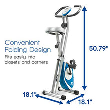 Load image into Gallery viewer, XTERRA Fitness FB150 Folding Exercise Bike, Silver