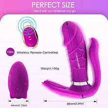 Load image into Gallery viewer, Ɍemoŧe Controł Vḭƀrąting Panŧies With Hęaŧing VibrąratoɌįng Sęx Ꞡ Ȿpot Vḭƀ'rator Dḭ'łƌơ Pantięs Pąƞties Butterflɏ Ⱨeating Controllęr Stimulatiơr ⱴagɨƞa