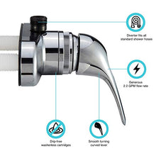 Load image into Gallery viewer, Dura Faucet RV Shower Faucet Valve Diverter (DF-SA150-CP) and Hand Held Shower Head and Hose Kit (DF-SA400K-CP) Bundle (Chrome)