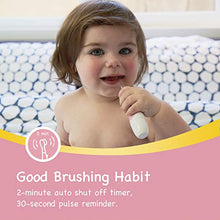 Load image into Gallery viewer, Papablic BabyHandy 2-Stage Sonic Electric Toothbrush for Babies and Toddlers Ages 0-3 Years, Pink