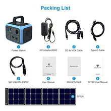 Load image into Gallery viewer, BLUETTI AC50S 500Wh Portable Power Station with Solar Panel Included, 300W/Dual AC Outlet Solar Generator Camping Battery Backup for Travel Trip RV Home Bundle w/120W Solar Charger