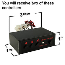 Load image into Gallery viewer, Green 54X LED Police Strobe Lights for Dash Deck Visor Grille - Flashing Emergency Warning Lights for Police Vehicle Truck Cars