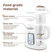Load image into Gallery viewer, Kwasyo Baby Food Maker, 4 in 1 Processor Baby Food Steamer and Blender, Puree Machine & Milk Warmer, | Constant Temperature | Rapid Heating | with 22 Oz Separate Steaming Cup -BPA-free Tritan Material