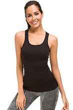 Load image into Gallery viewer, Speedy Cat Ribbed Tank Tops for Women Racerback Scoop Neck Tight Workout Green S
