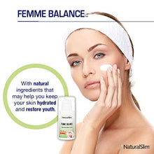 Load image into Gallery viewer, NaturalSlim Femme Balance - Progesterone Cream for Women - Natural Hormonal Balance & Menopause Support Creams for Women's Health - Liposomal Skin Cream - 60 Pumps 3.4 oz