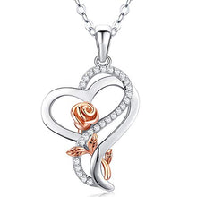 Load image into Gallery viewer, Heart Necklaces for Women,Birthday Mothers Day Jewelry Gifts for Girlfriend Wife Her Mom from Daughter