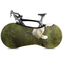 Load image into Gallery viewer, Bicycle Wheel Cover, Anti-dust Bike Indoor Storage Bag, Close African Sacred Ibis Threskiornis Aethiopicus Washable High Elastic Tire Package Road MTB Protective Gear Garage