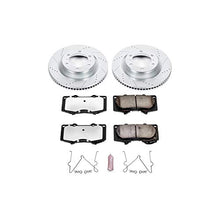 Load image into Gallery viewer, Power Stop K5873-36 Front Z36 Truck & Tow Brake Kit, Carbon Fiber Ceramic Brake Pads and Drilled/Slotted Brake Rotors