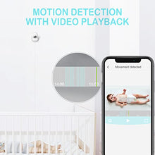 Load image into Gallery viewer, Sense-U Video Baby Monitor with Remote Pan-Tilt-Zoom Camera, 2-Way Talk, Night Vision, Background Audio, Motion Detection & No Monthly Fee (Compatible with Sense-U Baby Breathing Monitor)