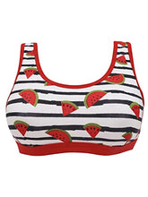 Load image into Gallery viewer, D'chica Cotton Girls Training Sports Bra - Wide Strap, Non Padded, Regular Fit Athleisure Bras for Teenager - Pack of 5