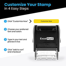 Load image into Gallery viewer, One Line Custom Rubber Stamp