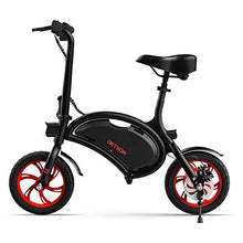 Load image into Gallery viewer, Jetson Bolt Folding Electric Bike, Black - with LCD Display, Lightweight & Portable with Carrying Handle, Travel Up to 15 Miles, Max Speed Up to 15.5 MPH