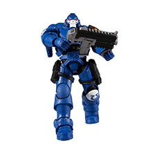Load image into Gallery viewer, McFarlane Toys Warhammer 40,000 Ultramarines Reiver with Bolt Carbine & Base 7" Action Figure