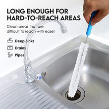 Load image into Gallery viewer, Turbo Microfiber Bottle Brush Cleaner Pack - Set of 5 Long, Cleaning Brushes for Baby Bottles, Water Bottles, Straws, Tumblers, Wine Decanters and Flask - Kitchen Supplies