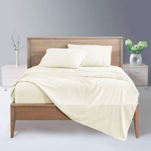 Load image into Gallery viewer, Boston Linen Co. 1800 Bed Sheet Set California King - Beige Sheet Set California King Size - Double Brushed Microfiber Sheets - Hypoallergenic Sheets -Wrinkle Resistant Sheets (California King, Beige)