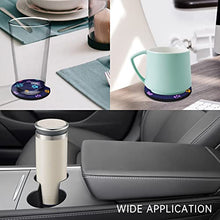 Load image into Gallery viewer, Car Cup Coasters 4 Pack Universal Non-Slip Car Coasters for Cup Holders Cute Car Coasters with Finger Notch for Easy Removal Car Interior Decor Accessories for Women & Men