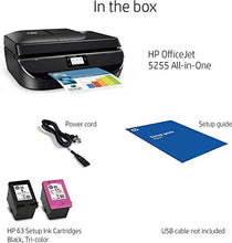 Load image into Gallery viewer, HP OfficeJet 5255 Wireless All-in-One Printer, HP Instant Ink, Works with Alexa (M2U75A), Black