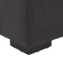 Load image into Gallery viewer, Amazon Brand – Stone & Beam Lauren Down-Filled Oversized Living Room Accent Armchair with Hardwood Frame, 46"W, Pepper