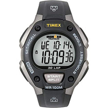 Load image into Gallery viewer, Timex Men's T5E901 Ironman Classic 30 Gray/Black Resin Strap Watch